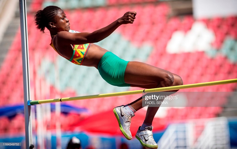 Abigail Kwarteng high jump