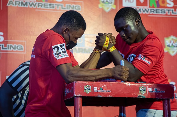 Ghana Armwrestling ranked 2nd in Africa