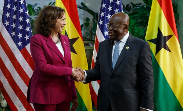 The disclosure of US support comes after US Vice President Kamala Harris visited Ghana and held talks with President Akufo-Addo last month.