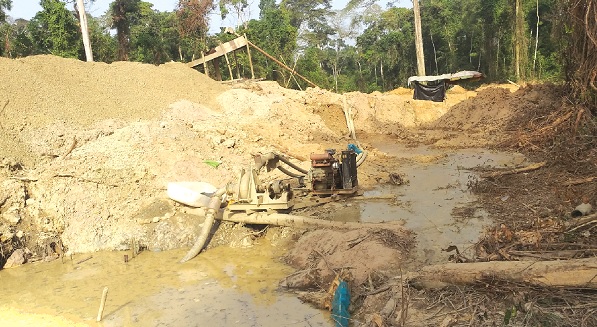 Illegal mining is wreaking havoc in some districts
