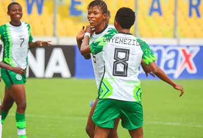 Nigerian team jubilating after their win