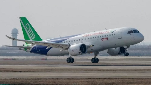 China's Comac company says it plans to produce 150 C919s annually in five years