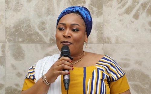 The CEO of MASLOC, Hajia Abibata Shanni Mahama Zakariah