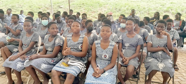 A section of the students during the school's 12th speech and prize-giving day