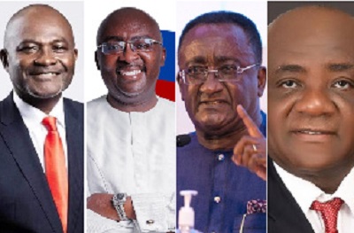 The four presidential aspirants vying to lead NPP in 2024 general elections