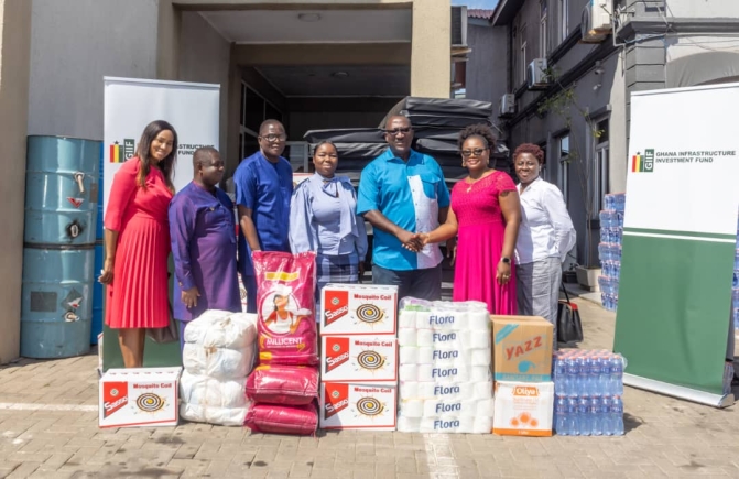 Ghana Infrastructure Investment Fund donates GH¢200,000 worth of relief items to Akosombo dam spillage victims