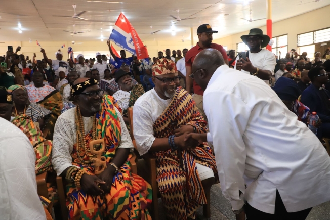 Keta Chiefs applaud Dr. Bawumia’s moral leadership and alignment with Anlo Tradition