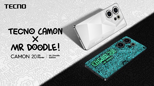 TECNO Launches CAMON 20 Series Mr Doodle Edition with world-first back cover adorned with graffiti-style art