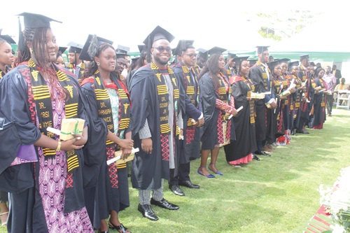 A cross-section of the graduates. Pictures: ESTHER ADJORKOR ADJEI