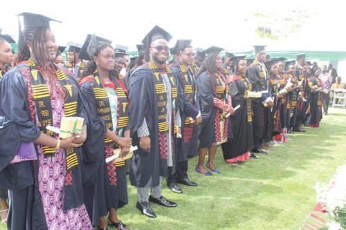 A cross-section of the graduates. Pictures: ESTHER ADJORKOR ADJEI A cross-section of the graduates. Pictures: ESTHER ADJORKOR ADJEI