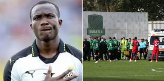 Raphael Dwamena passes away. Collapsed on the field in Albania