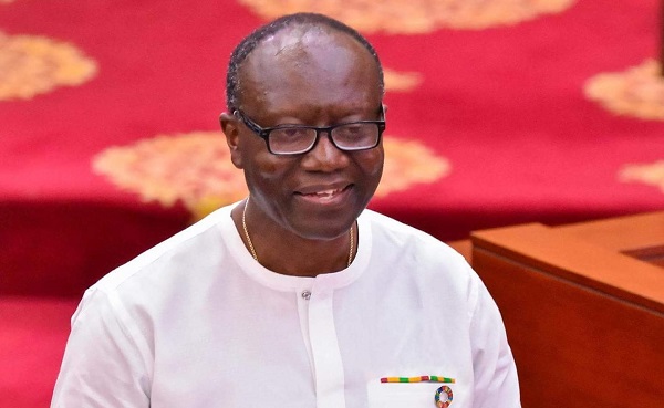 Ken Ofori-Atta, Minister of Finance, presenting the Budget Statement and Economic Policy of the government for the 2024 financial year to Parliament last Wednesday
