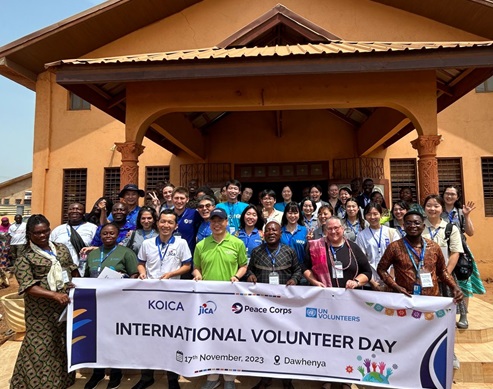KOICA, Volunteers mark day at Dawhenya