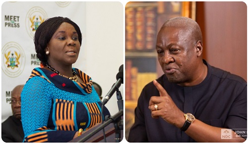 "Scandalous!!" - Mahama reacts to theft of millions at Cecilia Dapaah's home