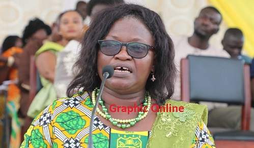 Dr. Shine Agatha Ofori, the interdicted headmistress of West Africa Senior High School (WASS)