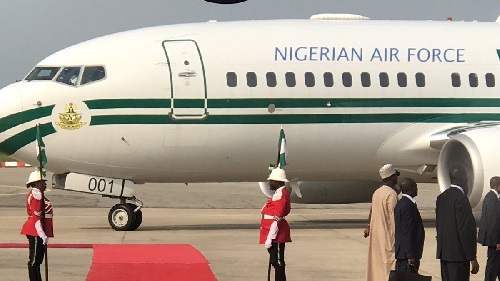Nigerian Air Force has put up the Falcon 900B aircraft for sale