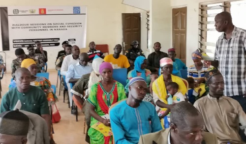 Abdul Razak Saani, former Northern Regional NCCE Director facilitating the dialogue