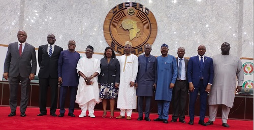 Group photograph of ambassadors at the meeting 