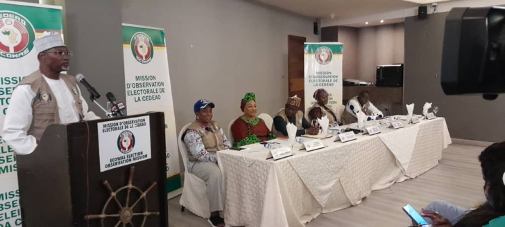 Prof Attahiru Jega (left)