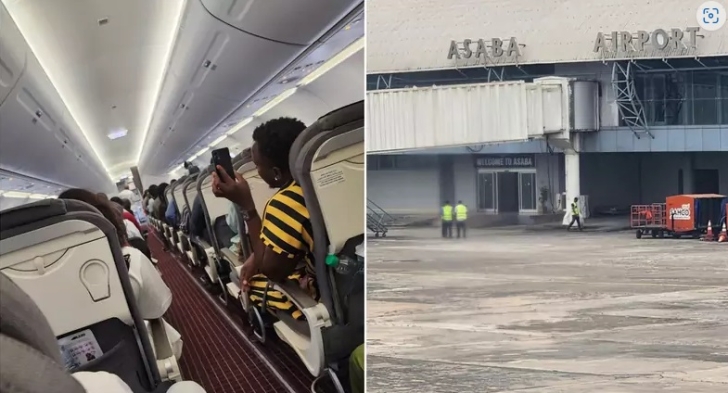 Passengers horrified as plane heading for Abuja surprisingly lands in Asaba