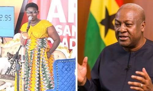 John Mahama hails Afua Asantewaa's record-breaking sing-a-thon attempt