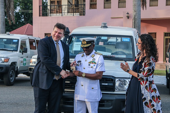 British High Commission donates eight ambulances to the Ghana Armed Forces