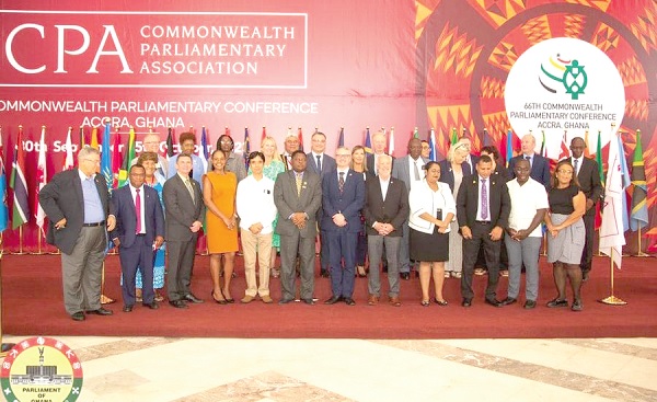 Some of the dignitaries at the Commonwealth Parliamentary Conference
