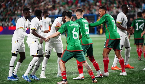 Black Stars fall 2-0 to Mexico in Chris Hughton's first loss as Ghana Coach
