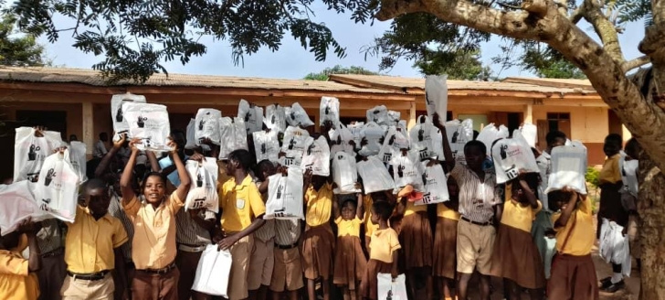 Gomoa Buduatta Basic School receives support from Trailblazers Ghana
