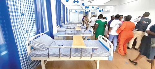 The interior of the Kangaroo Mother Care Excellence Centre
