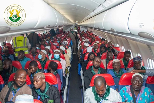 Over 4,000 Ghanaian pilgrims safely airlifted as final flight arrives in Saudi Arabia