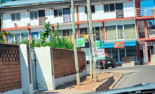 The 3-storey Mall behind which construction being done The 3-storey Mall behind which construction being done
