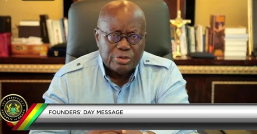 Founders' Day: President Akufo-Addo calls on citizens to uphold Ghana's founding vision