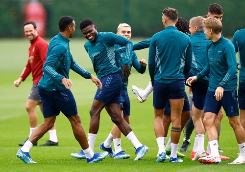 Thomas Partey to make return from injury for Arsenal in Champions League tonight