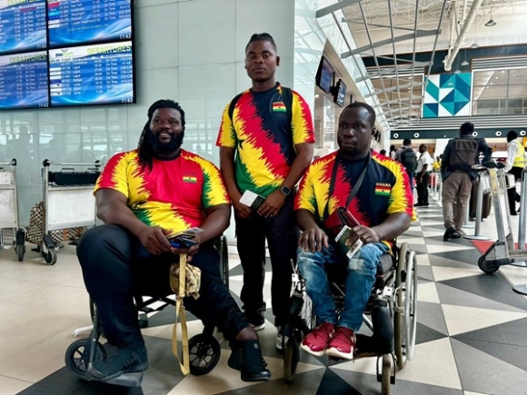 Ghana's team for the competition