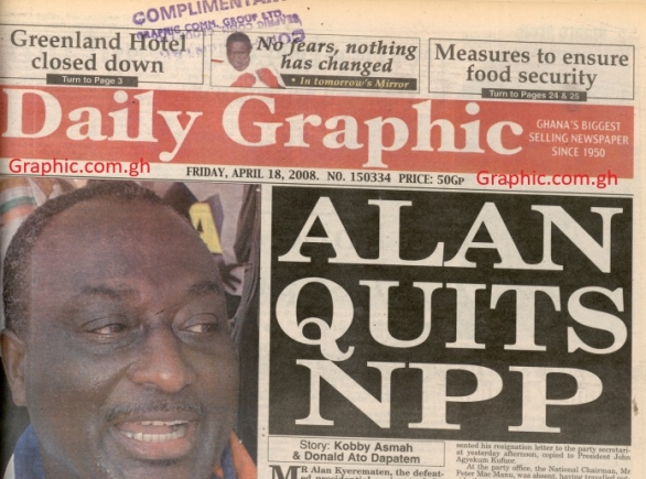 FLASHBACK: Why Alan resigned from NPP in 2008