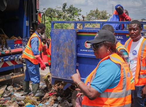 We need Zoomlion to support us with waste bins for our clean ups - Sanitation Minister