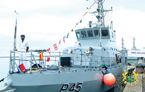 One of the patrol vessels