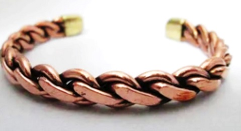 Bracelets products on the markets made of copper