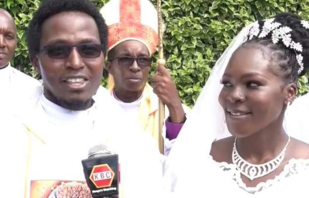Catholic priest takes a wife; says God did not make a mistake creating man and woman