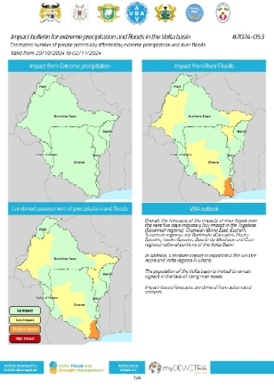 Volta Basin Authority warns of potential flooding in Greater Accra, Volta regions