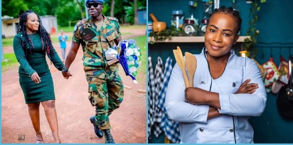 Chef Faila and husband Captain Reginald Ofosuhene Adjei