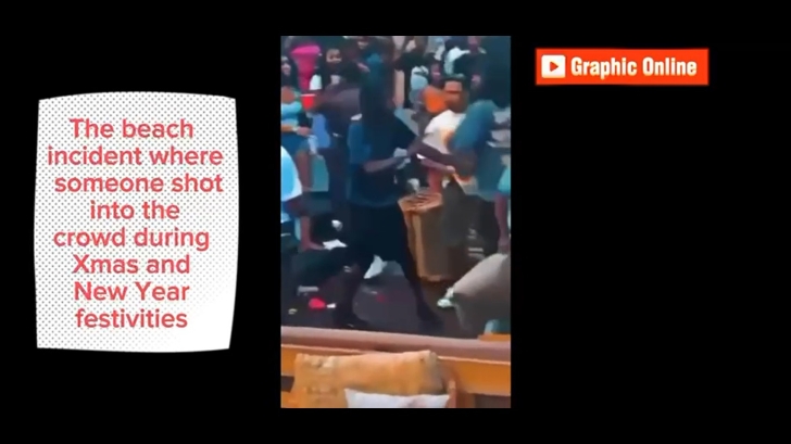 VIDEO - The beach incident where someone shot into the crowd during Xmas and New Year festivities