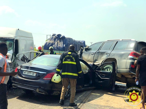 4 vehicles involved in Nobewam accident; Samira Bawumia reportedly among accident victims