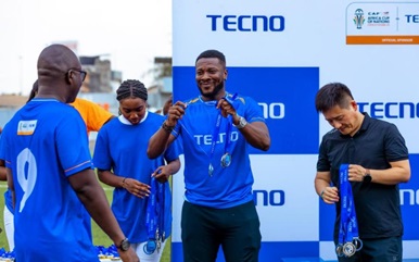 TECNO ignites passion with Asamoah Gyan: Charitable match fuels drive to transform Africa's community pitches