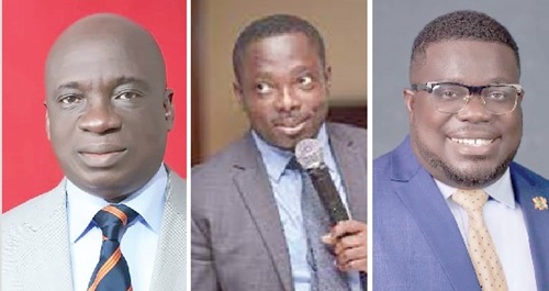 Kwaku Asante-Boateng — MP, Asante Akim South, Eric Amofa — NPP Parliamentary aspirant, Asante Akim South, Bice Osei-Kuffour — NPP Parliamentary aspirant, Asante Akim South