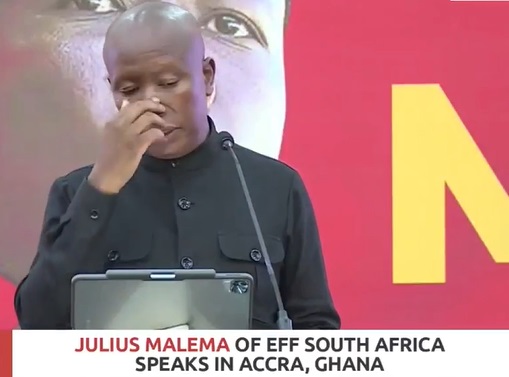 Julius Malema's dialogue in Ghana