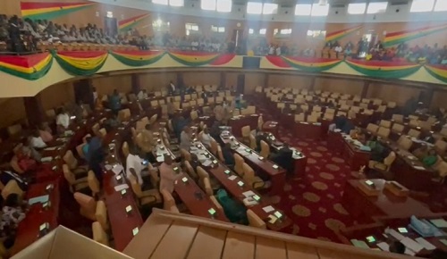 Parliament in darkness over unpaid ECG bills