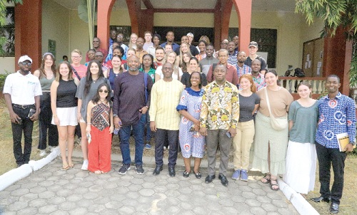 The group after the programme at the CSIR conference room in Kumasi