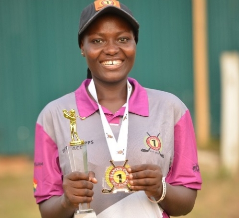 Ms. Ayishatu Aminu, an inmate of Safe-Child Advocacy in Kumasi, emerged victorious as the overall winner of the third Captain One Golf Society Kids' Tournament held at the Royal Golf Club, Kumasi.